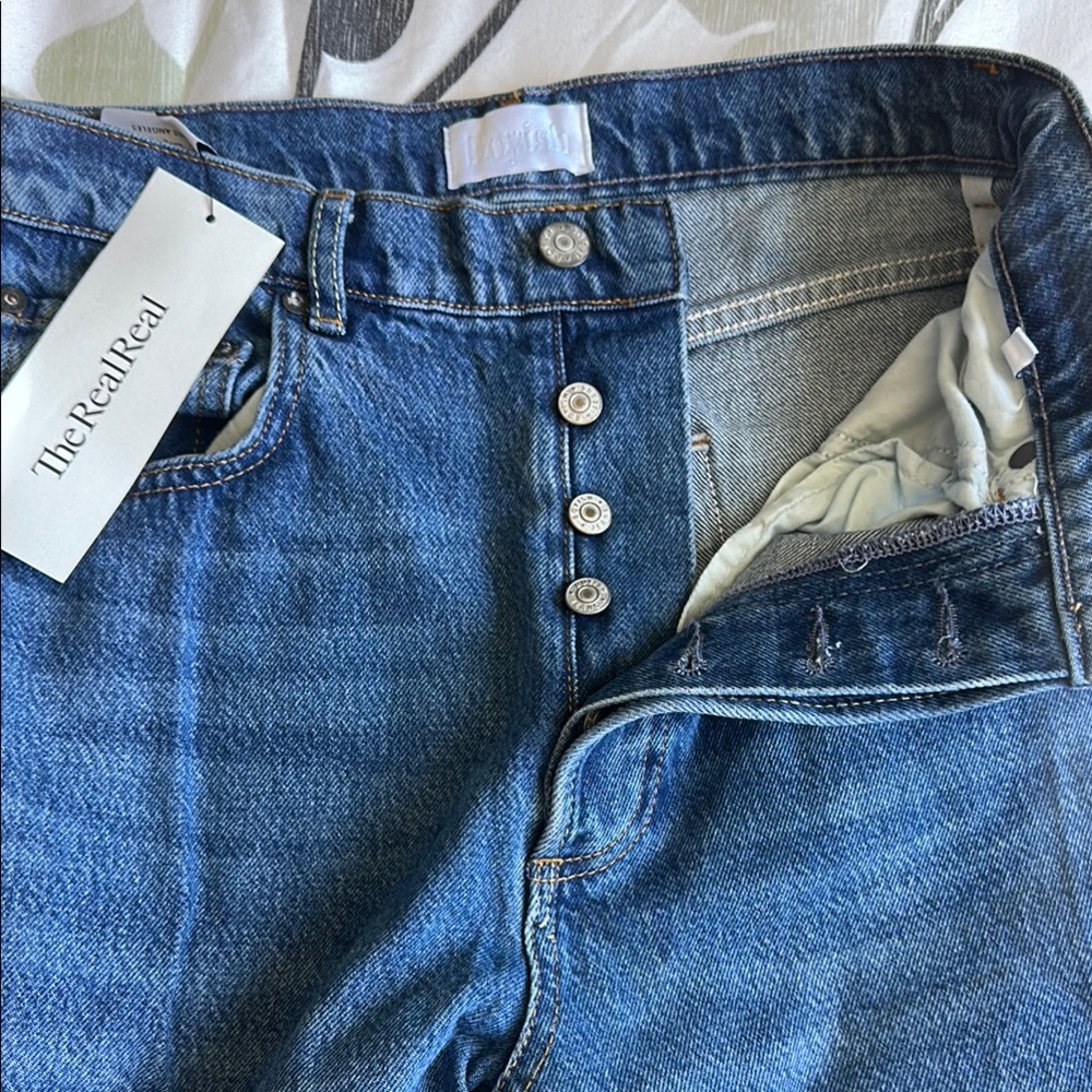 Boyish Blue High-Rise Flare Jeans - Picture 7 of 10